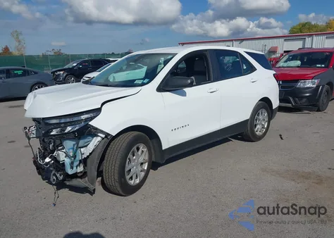 2022 Chevrolet Equinox Fwd Ls z USA, uszkodzony, nr VIN 3GNAXHEV4NS154835
